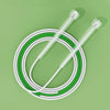 Children Speed Skipping Sports Rope, Style: 2 Sections 2.4m (White Green)