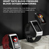 H21 1.14 inch Silicon Band Earphone Detachable Smart Watch Support Temperature Measurement / Bluetooth Call / Voice Control(Red)