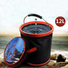 12L Car Washing Folding Telescopic Bucket Car Household Multifunctional Outdoor Portable Bucket