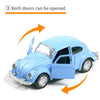 1:36 Beetle Classic Car Open Door Alloy Car Model Pull Back Children's Toy Car(Yellow)