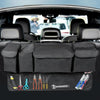 Car SUV Rear Seat Widening Organizing Storage Bag(Black)