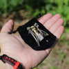 Mini Outdoor Camping Stove Folding Oven Survival Gear Portable Picnic Cooking Gas Stove(Silver)
