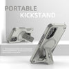 For Samsung Galaxy A55 5G Armor MagSafe Holder PC Hybrid TPU Phone Case(Grey)