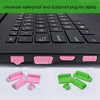 13 in 1 Universal Silicone Anti-Dust Plugs for Laptop(Transparent)