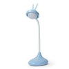 Rabbit Touch Desk Lamp USB Charging Eye Protection Creative Student Reading Bedroom Folding Bedside Light(Blue)