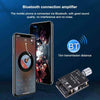 ZK-502L Bluetooth 5.0 12/24V Wireless Stereo Audio Digital Power Amplifier Board 50Wx2 Bluetooth Amp Amplificador, with Shell