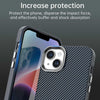For iPhone 15 Carbon Fiber Series IMD Phone Case(Blue)