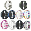 For Garmin Vivofit JR3 Silicone Printing Watch Band(Camouflage Gray)