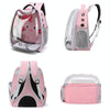 Pink Cat Carrier Backpack, Transparent Capsule, Breathable, Portable