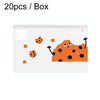 Medium 20pcs / Box Household Food Sealing Storage Bag Refrigerator Zipper Fresh Pocket