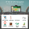 9 Inch 8G/256M Car GPS Navigator With Large Screen Capacitive Bluetooth Map, Area: Australia Map