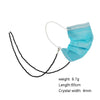 Drop-Shaped Beaded Crystal Mask Anti-Lost Lanyard Fashion Glasses Chain(Red)