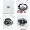 Stainless Steel Lid Handle Plastic Top Bead