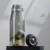 Nobvan Magic Ball Magnetic Bomb Tea Warehouse Tritan Large Capacity Sports Cup, Style: 1200ml (Gray)