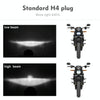 EagleVision DC9-30V 35W 6000K 4000LM 5.75 inch Round Motorcycle 6LEDs Headlight with Angel Eye for Harley-Davidson