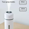 Large Capacity 320ml LED Automatic Humidifier Sprayer, Battery Version(White)