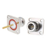 Brass N Female Flange RF Adapter (4-Hole)