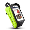 WEST BIKING Bicycle Front Bag TPU  Hard Shell Riding Front Beam Bag(Fluorescent Green)