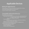 Z5A QI Vertical Magnetic Wireless Charger for Mobile Phones & Apple Watches & AirPods / Samsung Galaxy Buds / Huawei Free Buds, with Touch Ring Light (Black)