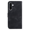 For Samsung Galaxy A36 5G / A56 5G Seven-shaped Embossed Leather Phone Case(Black)