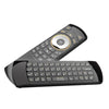 Rii i25 Air Mouse 2.4GHz Wireless Keyboard with IR Remote Controller for PC, Android TV Box / Smart TV, Game Devices(Black)