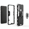 PC + TPU Shockproof Protective Case for Huawei P Smart Z / Y9 Prime (2019), with Magnetic Ring Holder (Black)