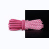Reflective Shoe laces Round Sneakers ShoeLaces Kids Adult Outdoor Sports Shoelaces, Length:140cm(Rose Red)