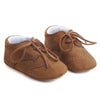D0772 Cotton Uppers Semi-Rubber Soles Non-Slip Baby Walking Shoes, Size: 12cm(Dark Brown)
