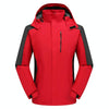 Men Winter Fleece Windproof Warm Jacket Outdoor Waterproof Breathable Mountaineering Clothing, Size: XXXL(Red)