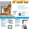 Lockable Pet Door with Flap, 42x37cm, Cats & Dogs