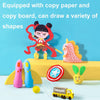 Infrared Sensing Low-temperature 3D Printing Pen Children DIY Graffiti Painting Pen(1000 mAh-Blue)