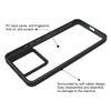 For Xiaomi Redmi K70 / K70S Frosted TPU + Transparent PC Phone Case(Black)
