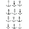 10 PCS Classic Black  Waterproof Temporary Tattoo Sticker(HC277)