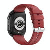 TK12 1.96 inch IP67 Waterproof Silicone Band Smart Watch Supports ECG / Remote Families Care / Bluetooth Call / Body Temperature Monitoring(Red)