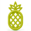Pineapple Silicone Teether Babies Teething Pendant Nursing Soft Silicone Safe Toys for Soothe Teething Baby(Grass Green)