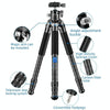 BEXIN RC254 Carbon Fiber Portable Folding Tripod SLR Camera Low Gravity Center Gimbal Photography Bracket