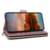 For Samsung Galaxy S24 FE 5G Nine-card Slots Zipper Wallet Bag Leather Phone Case(Rose Gold)