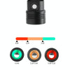 60m Underwater Photography Video Fill-up Headlight Diving Flashlight with Battery Display Function(Headlight)