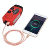 HRD-902 Multifunctional Hand Crank Solar Power LED Flashlight Emergency  Alarm FM Radio