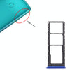 Infinix S5 Pro SIM Tray (Blue) - Dual SIM + Micro SD