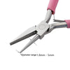 ZB29F 5 Inch Mini Wire Winding Pliers Jewelry Pliers Semi-Recessed Semi-Round Nose Tool Pliers