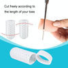 1pair Breathable Perforated Toe Protectors Anti Wear Sleeves, Size: XS(Skin Tone)