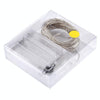 10m IP65 Waterproof Silver Wire String Light, 100 LEDs SMD 06033 x AA Batteries Box Fairy Lamp Decorative Light, DC 5V(Yellow Light)
