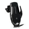 Car Cell Phone Holder Wireless Charger Aromatherapy Spray(Black)