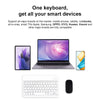 YS-001 9.7-10.1 Inch Tablets Phones Universal Mini Wireless Bluetooth Keyboard, Style:with Bluetooth Mouse(Black)