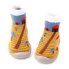 D2293 Children Cartoon Christmas Floor Socks Non-slip Shoes, Size: 20-21(Yellow Hut)