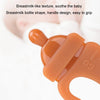 Baby Silicone Teether Bottle Bite Teether Teething Stick, Color: With Box Milk White