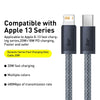Baseus CALD000116 Dynamic Series 20W USB-C / Type-C to 8 Pin Fast Charging Data Cable, Cable Length:2m(Dark Grey Blue)