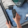 S90-3 3-in-1 Magnetic Folding Wireless Charger Phone Earphone Watch Fast Charging Stand(Black)