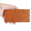 For Alcatel 1V (2019) without Fingerprint Hole Magnetic Buckle Retro Crazy Horse Texture Horizontal Flip Leather Case with Holder & Card Slots & Photo Frame(Brown)